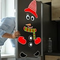 thumbnail image 5 of LEFTHIGH Home Christmas Snowman Expression Magnetic Refrigerator Sticker Holiday Decoration DIY Garage Door Wall Sticker Birthday Gifts, 5 of 6