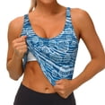 thumbnail image 3 of Hirioo Shell for Women's Sports Vest with Full-Print Design, Stretchy Fabric and Removable Pads-Medium, 3 of 8