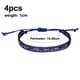 thumbnail image 2 of Pulseras 4pcs, pulsera tejida, pulsera de hombre, pulsera de mujer, pulsera de adolescentes, regalo, 2 of 6