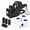 Black, variant on Red MX5500 8-Digit Retail Pricing Tag Kit with 5500 Labels and 3 Extra Ink Rollers
