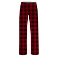 thumbnail image 5 of Weebloom Kids Boys Girls Christmas Pajamas Pants Long Pants Soft Plaid Xmas Print Flannel Comfortable Casual Pjs Homewear 3-4 Years, 5 of 5
