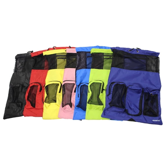 Adoretex Quick Dry Mesh Equipment Sport Drawstring Gym Swim Bag - MB001 - Yellow