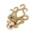 thumbnail image 1 of Xuanheng Broche Unique Dames Style Rétro Perle Simulée Broche Or, 1 of 8