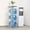 White, variant on 3-Tier Heavy-Duty 5-Gallon Water Bottle Rack with Top Shelf for Home, Office, and Kitchen, Brown