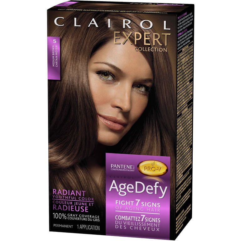 Clairol Expert Collection Age Defy Hair Color, 5 Medium Brown, 1