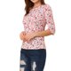 thumbnail image 1 of Disfraz de Día de San Patricio para mujer Allegra K Camiseta ajustada Blanco-floral L, 1 of 6