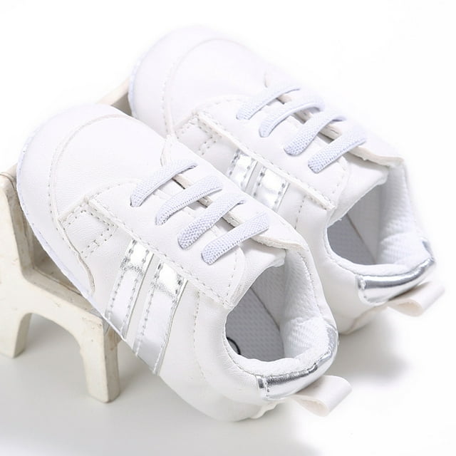 ITFABS Espadrilles Bébé Mode à Rayures Antidérapantes Semelle Souple Chaussures de Berceau