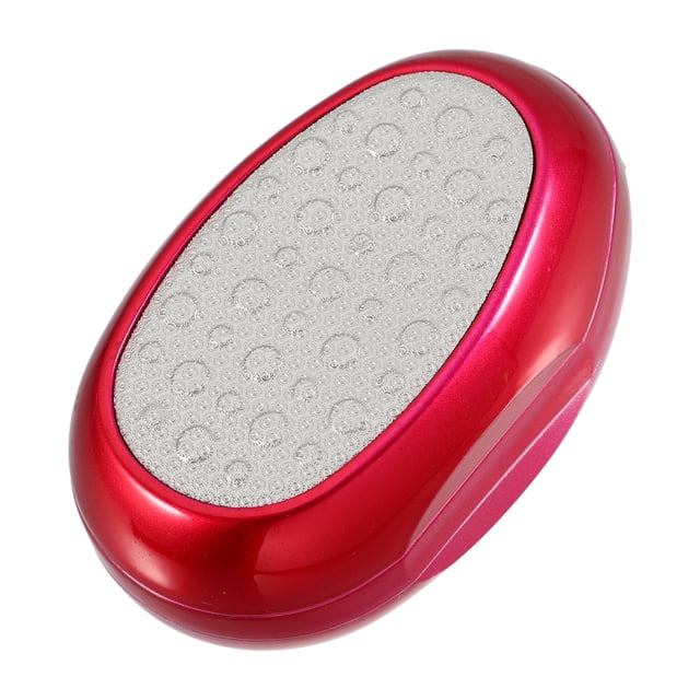 1 juego de limas para pies, removedor de callos de pies 3 en 1 multiusos, grueso y fino, elimina la pedicura de piel muerta, rosa roja, acero inoxidable ABS