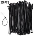 thumbnail image 2 of Cable Ties Zip Ties Nylon UV Stabilised 250/1000x Bulk Black Cable Tie, 2 of 3