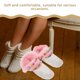 thumbnail image 4 of 1 par de forros térmicos de invierno para mujer, plantillas extraíbles y lavables para zuecos, pantuflas cálidas y acogedoras para clima frío, talla 44-45, 4 of 7