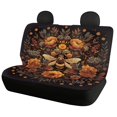 thumbnail image 2 of Uourmeti Car Seat Covers Lightweight Polyester, Compatible with Car Interiors Car Seats, for Trucks Sedans, Bee Floral Print, 2 of 10