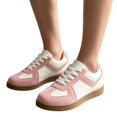 thumbnail image 2 of Domzle Non-Slip Fashion Sneakers for Women, Lace-Up Shoes | Memory Foam Insole Trendy Womens Footwear - Comfortable Casual Womens Sneakers - Stylish Shoes Women Breathable Footwear Pink, 2 of 4