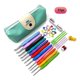 thumbnail image 4 of 36-Piece Crochet Set Colorful TPR Soft Handle Aluminum Crochet Hooks DIY Yarn Crochet Hooks Green Beard Bag Set, 4 of 5