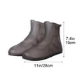 thumbnail image 3 of Waterproof Rain Shoe Covers - Silicone Overshoes Non-Slip, Thickened Wear-Resistant, Reusable Shoe Protectors for Outdoor Walking, Cycling, Gardening, 3 of 8