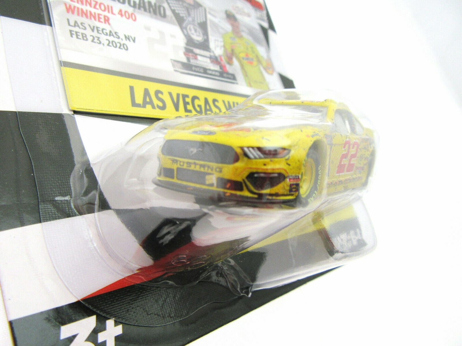 Joey Logano ~ Pennzoil Car ~ NASCAR Authentics ~ Die Cast 1:64 Scale