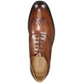 thumbnail image 4 of Alfani Men's Brown Leather Abie Wingtip-Toe Oxfords Shoes, 4 of 5