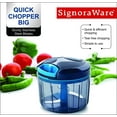 thumbnail image 2 of Signora Ware Manual Food Chopper & Processor for Vegetables & Fruits, 24 Oz, 2 of 5