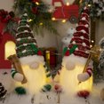 thumbnail image 4 of Matsuzay Muñeco de gnomo navideño de tela, amuleto caprichoso para decoración navideña, decoraciones navideñas fáciles Kits de decoración para fiestas rojo, 4 of 6