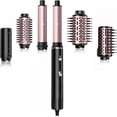 thumbnail image 1 of 5-in-1 Professional Hot Air Styler Kit, Complete Hair Dryer Brush System with 110,000 RPM Motor for Volumizing, Smoothing & Auto-Wrapping Curls, 1 of 8