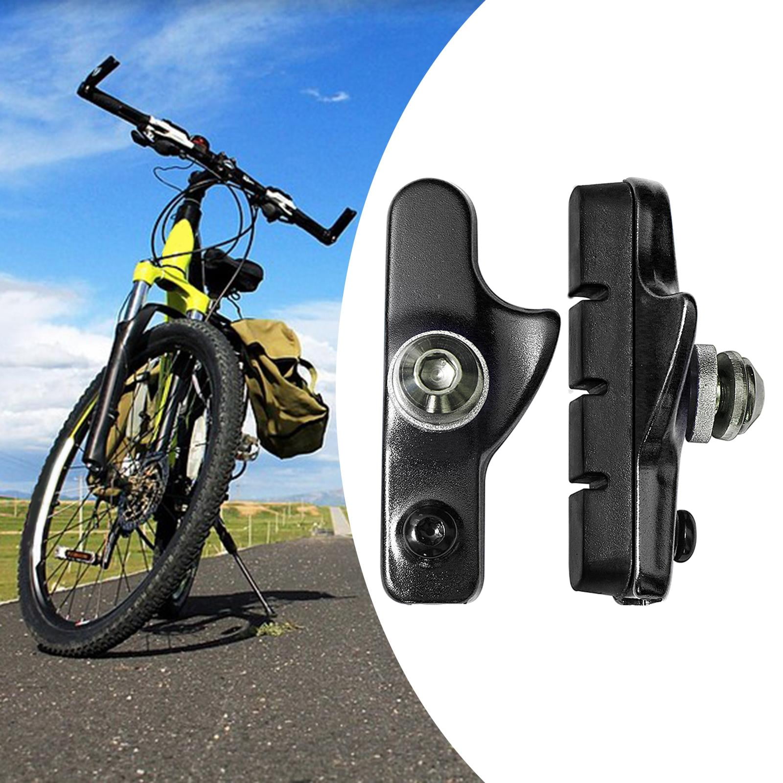 Bike Brake Pads, Braking Aluminum Rubber Compound Lightweight Road