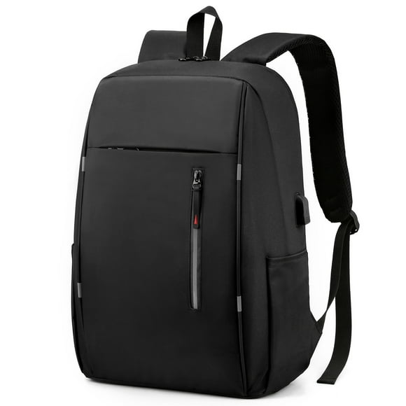 Mochila para computadora portátil hasta 15,6 pulgadas, bolso de hombro para unisex y para viajes Irfora Negro