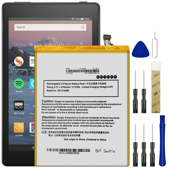 Replacement Battery MC-31A0B8 26S1014 For Amazon Kindle Fire 8” 8 Generation L5S83A Tool