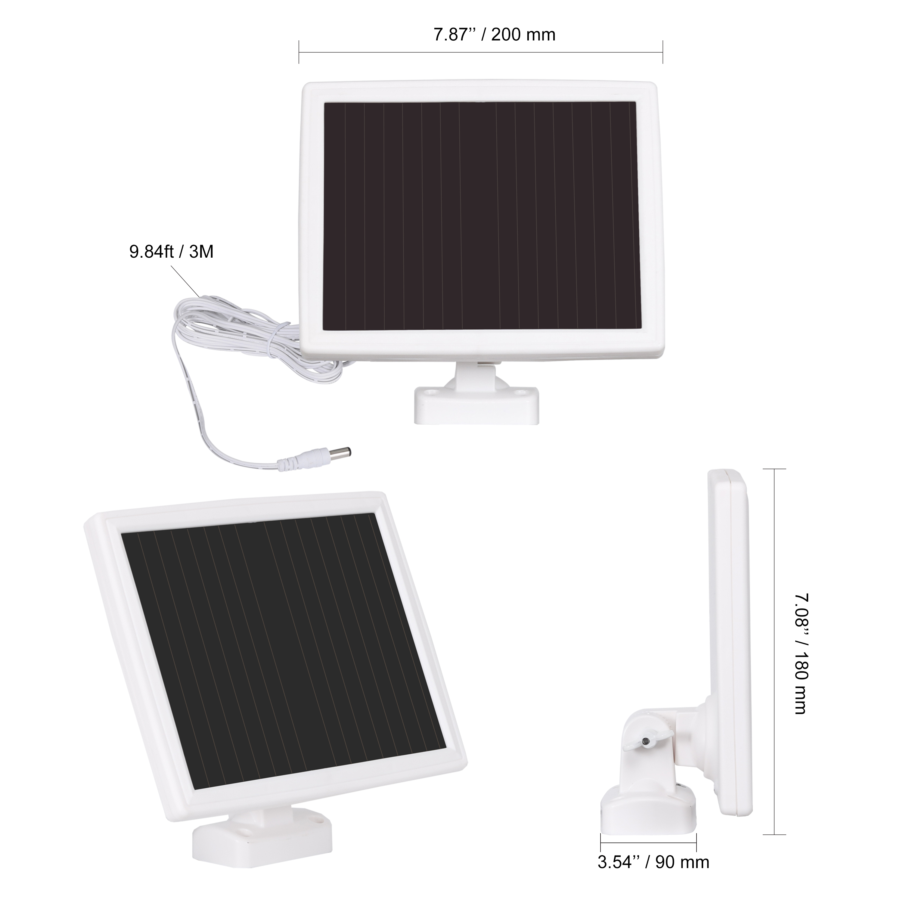 Westinghouse LED 2000 Lumen Solar Security Light with Triple Head - image 5 of 9