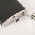 thumbnail image 6 of Cheers.US Flask for Liquor and Funnel - Leak Proof Stainless Steel Pocket Hip Flask with Black Leather Cover for Discrete Shot Drinking of Alcohol, Whiskey, Rum and Vodka | Gift for Men, 6 of 7