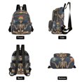 thumbnail image 4 of FORMRS Mini Backpack Purse for Women Quilted Travel Daypack Casual Shoulder Bag, Skeleton with Rainbow, 4 of 7