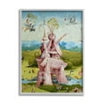 thumbnail image 3 of Stupell Industries Garden of Earthly Delights Left Panel Detail Hieronymus Bosch Painting Painting Gray Framed Art Print Wall Art, Design by one1000paintings, 3 of 5