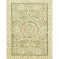 thumbnail image 1 of Ahgly Company Indoor Rectangle Abstract Khaki Gold Abstract Area Rugs, 5' x 7', 1 of 6