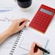 thumbnail image 5 of Calculadora de escritorio de 12 dígitos con teclas grandes y batería solar para facilitar cálculos de oficina, hogar, escuela y finanzas empresariales. Aestivo | Rojo | AESTIVO, 5 of 6