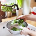 thumbnail image 7 of Behome 3 Pack Colander(2/4/7 Qt), Stainless Steel Colander Strainers with Handles & Resting Base, Steel Colander Sieves for Draining Rinsing Washing, for Pasta Vegetables Fruits, 7 of 7
