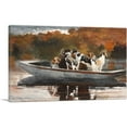 thumbnail image 1 of ARTCANVAS Hunting Dogs in Boat - Waiting for the Start 1889 Canvas Art Print by Winslow Homer - Size: 40" x 26" (1.50" Deep), 1 of 9