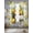 Yellow, variant on Lemon Basket Summer Sheer Curtains 45 Inch Length 2 Panels Set, Farmhouse Green Lace Eucalyptus Voile Window Treatment Rod Pocket Small Kitchen Curtains Drapes for Bedroom 52"x45"x2