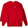 thumbnail image 2 of Hanes Mens ComfortBlend EcoSmart Crew Sweatshirt - Best-Seller, 5XL, Deep Red, 2 of 5