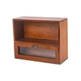 thumbnail image 2 of Desktop Storage Cabinet Shelf Multipurpose 2 Tiers Wooden Showcase Storage Stand Rack for Tea Cup Collectibles Guest Room Office Countertop, 2 of 8