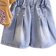 thumbnail image 6 of CAZOFW Summer Toddler Girls 2 Piece Outfits,Cotton Short Sleeve Top and Jean Shorts Set,Size 2-3t, 6 of 6
