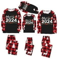 thumbnail image 1 of Pyjamas de Famille de Noël Ensembles Assortis Grenouillère de Noël, Chemise à Carreaux Rouges Confortable Pjs Assortis, Parfait pour les Fêtes de Vacances pour Toute la Famille, 1 of 4