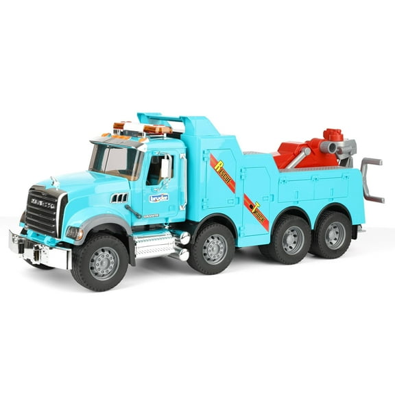 Bruder 1/16 Mack Granite Recovery & Towing Truck with Lights & Sounds Module 02831