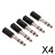 thumbnail image 1 of Conector Macho de 2x5x 6,5mm a Conector Hembra de 3,5mm Baoblaze Adaptador de Audio 4 piezas, 1 of 8