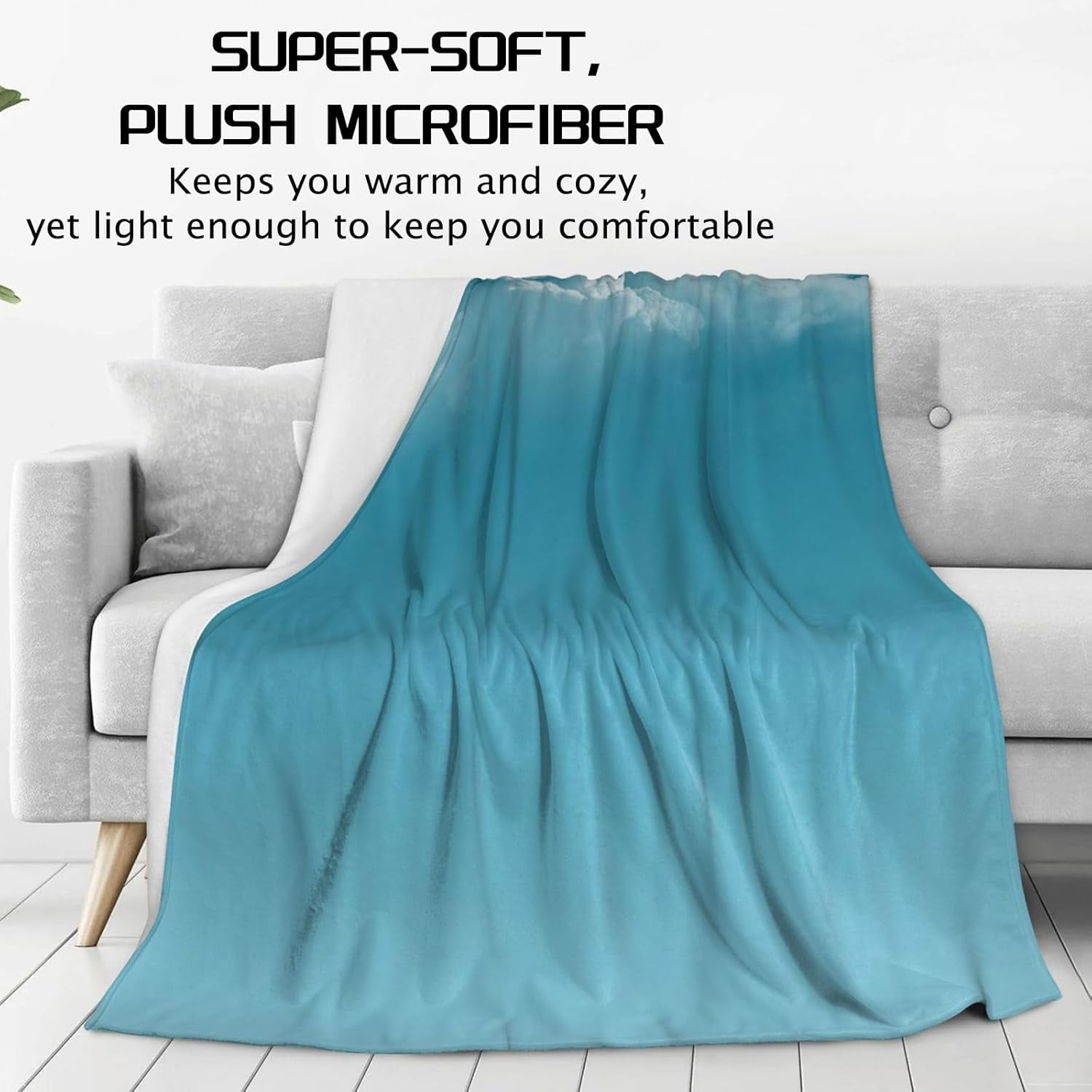 Camping Blanket,Camping Lovers Flannel Throw Blankets,Soft Warm Lightweight Cozy Plush Throws for Bedroom Travel Hiking Sofa Home Decor Gifts for Women Men Camper Outdoor 80"x60"