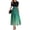 A001_Dark Green, variant on Womens Maxi Dress Bodycon Summer Casual Crewneck A Line Tiered Floral Dress Flowy Swing Empire Waist Boho Vacation Sundresses