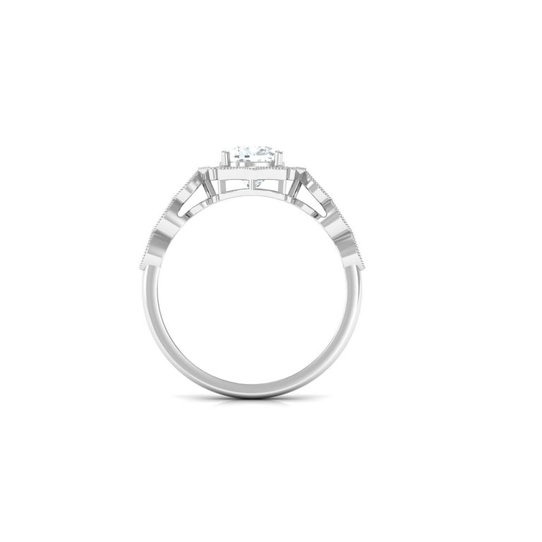 4 CT Moissanite Ring for Women, Oval Moissanite Eternity 4 CT Moissanite Ring for Women, Oval Moissanite Eternity