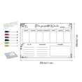thumbnail image 4 of JINGT Frigde Magnets Sticker Acrylic Calendar Planer Board 12''*8'' Monthly Planning Message Board For Kitchen Home Decoration A, 4 of 5