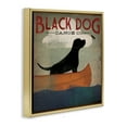 Stupell Industries Black Dog Canoe Company Animals & Insects Painting