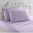 thumbnail image 2 of Kute Kids Lilac Polka Dots Galore Ultra Soft Everyday 85GSM Microfiber Woven Sheet Set, Twin (3 Pieces), 2 of 6