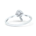 thumbnail image 3 of Mushroom Design Artisan Stylish Statement Oxidized Ring Band 925 Sterling Silver Size 5, 3 of 5