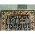 thumbnail image 3 of Ahmedani Linen Super Kazak Caucasion Geometric Afghan Veg Dyed Mahal Any Room Hand Knotted Indoor Area Rug Carpet (4.11 x 3.6)', 3 of 9