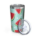 thumbnail image 2 of Summer Watermelon 10oz Tumblers Stainless Steel Tumbler with Lid and Straw,Vacuum Insulated Double Wall Travel Tumbler Cups with Cleaning Brush for Coffee, Tea, 2 of 4